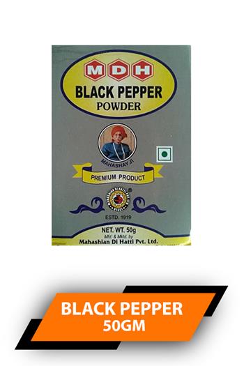 Mdh Black Pepper Powder 50gm